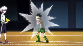 GON Uses JAN KEN ROCK First time HunterXHunter [upl. by Patterman]