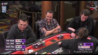 Doug Polk’s BIGGEST punt Ever Against Durr at HCL [upl. by Retsbew15]