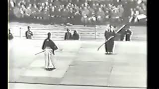 Budo Demonstration from 1950 Negishi Ryu Katori Shinto Ryu Takenouchi Ryu Shinkage Ryu Jujutsu [upl. by Aiuqes]