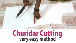 Churidar Cutting sudidhar Chudidar Lining top part12 tailoring classes [upl. by Nairim]