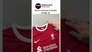 Essa camisa do Liverpool é muito linda 🤩😮‍💨 camisasdetime [upl. by Ardnoed726]