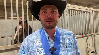 Justin Wright Wins the 2021 Snaffle Bit Futurity [upl. by Prudi]