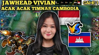 MLBB WOMEN  INDONESIA vs CAMBODIA MATCH 1 IESF World Esports Championship 2024  Noura [upl. by Evanthe]