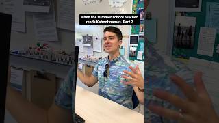 When the summer school teacher reads Kahoot names Part 2 funnyshorts lol [upl. by Siward]