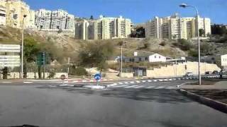 Drive to Zefat and up Mount Meron Israel [upl. by Wanids]