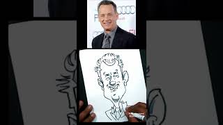 Caricature of Tom Hanks [upl. by Ecinaej]