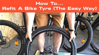 Refitting a tyre on your Riese amp Müller ebike  the easy way [upl. by Eelir]