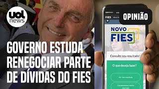 Anistia do Fies Planalto estuda renegociar dívidas em meio a embate eleitoral de Bolsonaro e Lula [upl. by Annerb]