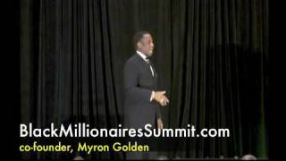 Myron Golden Speaks at Black Millionaires Summit [upl. by Robinson]