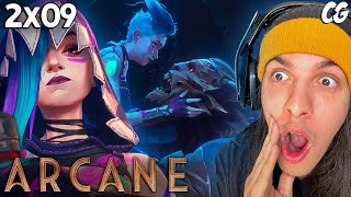 O FINAL DE ARCANE FOI INCRÍVEL JINX MORREU  React Arcane EP 9 Temporada 2 Final [upl. by Navnod]