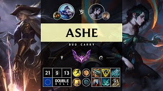 Ashe ADC vs Hwei  EUW Master Patch 1413 [upl. by Boswell]