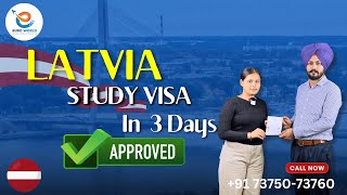 Lativa Study Visa Approved In 3 Days  Latvia Student Visa Complete Process  Study In Latvia 2024 [upl. by Mushro]