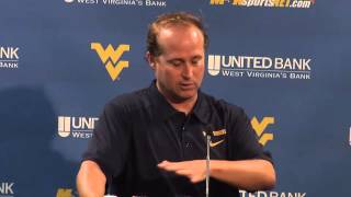 Dana Holgorsen 2013 Practice Day 1 [upl. by Bannerman167]