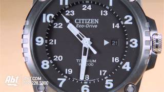 Citizen Titanium Mens Watch BJ807051E Overview [upl. by Ibbor594]