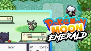 POKEMON MOON EMERALD COMPLETED VERSION  POKEMON GBA ROM HACK WITH MEGA EVOLUTION amp 7TH GEN [upl. by Keller]