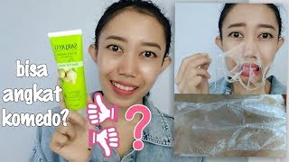 SARIAYU PUTIH LANGSAT SKIN BRIGHTENING PEEL OFF MASK REVIEW  Novie Marru [upl. by Yliah]