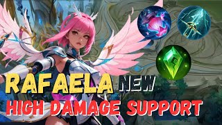 NEW RAFAELA HIGH DAMAGE BUILD  RAFAELA BEST BUILD 2024  MOBILE LEGENDS [upl. by Ingeberg415]