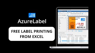 Free label printing from Excel How to create and print labels for free using data from your Excel [upl. by Adamski185]