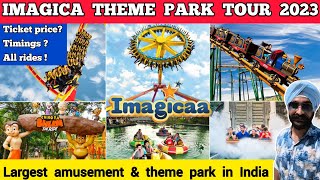 Imagica theme park all rides  ticket price 2023  Imagica theme park khopoli 2023 lonavala mumbai [upl. by Medovich]