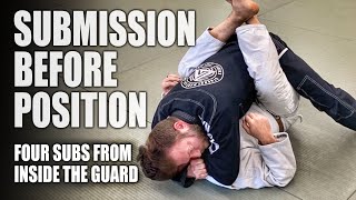 Submission Before Position  JiuJitsu Rule Breakers Inside The Guard [upl. by Aubine88]