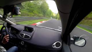 Clio 3 rs 922 BTG Full Stock Nurburgring Nordschleife 01052018 Tour 4 [upl. by Bakemeier]