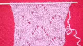 Tuto le point petits arbres au tricot point petits arbres en relief au tricotstich knitting [upl. by Sami]