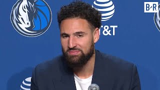 Klay Thompson Talks First Game Back in Golden State amp Steph Currys 4th Quarter Takeover [upl. by Betteann]