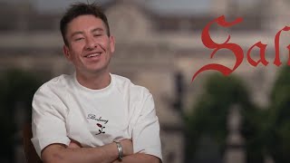 Barry Keoghan talks working with Jacob Elordi on Saltburn and filming the grave scene [upl. by Him]