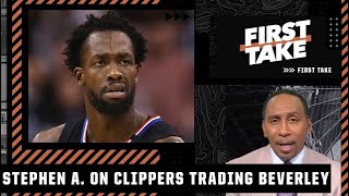 Stephen A reacts to the Clippers acquiring Eric Bledsoe after trading Beverley Rondo and Oturu [upl. by Terrilyn421]