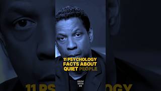 quot11 Psychology Facts about Quiet Peoplequotby Denzel Washington motivation denzelwashington quotes [upl. by Sivar68]