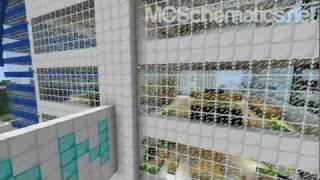 Minecraft Schematic Iron Office Building DOWNLOAD [upl. by Ladnar]