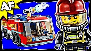 Lego City AIRPORT FIRE TRUCK 60061 Stop Motion Build Review [upl. by Leeda685]