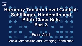 Harmony Tension Level Control Schillinger Hindemith and PitchClass Sets Pt 3 [upl. by Mintz137]