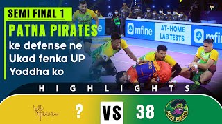 Pro Kabaddi League 8 Highlights SemiFinal 1  Patna Pirates vs UP Yoddha [upl. by Aan]