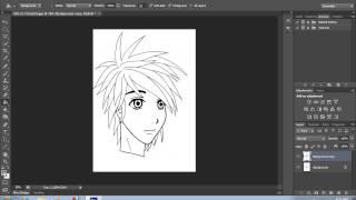 How to do Color Lineart in Photoshop CS6 [upl. by Eityak]