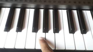 How to play walked in by bankroll fresh on piano [upl. by Elkin581]