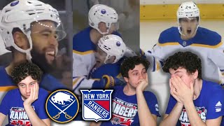 TRASH Rangers SMACKED By the Sabres  NYR Fan Reaction [upl. by Obediah792]