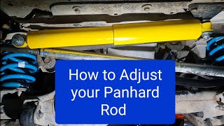 How to Adjust your Panhard RodBar [upl. by Knah]