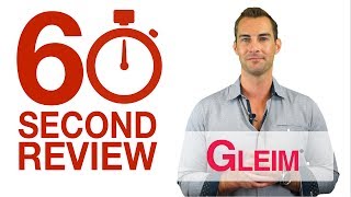 60 Second Review of Gleim CPA Review [upl. by Anrak]