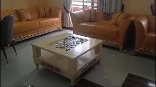 Modern rexine sofa set [upl. by Neelhtak]