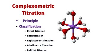 COMPLEXOMETRIC TITRATIONSTITRATIONSPHARMACEUTICAL ANALYSISB PHARM [upl. by Nanny773]