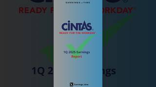 Cintas Corporation Q1 FY25 Earnings Strong Start amp Stock Boost 🚀 [upl. by Rustice]