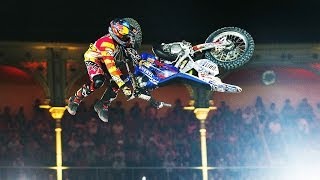 Historic Bike Flip in FMX competition  Red Bull XFighters Madrid 2014 [upl. by Spada]