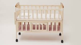 FurniFest Wooden Baby Cot [upl. by Hurleigh]