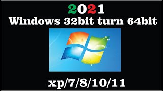 Windows 7 32bit turn into 64bit how to turn windows 32bit to 64bit windows 78811011 [upl. by Innattirb]