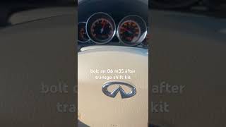 transgo shift kit infiniti M35 bolt on cars vq automobile fypシ゚viral [upl. by Adorl]