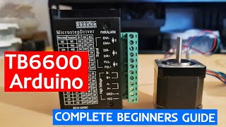 TB6600 Stepper Driver  Arduino  NEMA Motor Wiring and Control Uno Mega Nano [upl. by Ahsinuq]