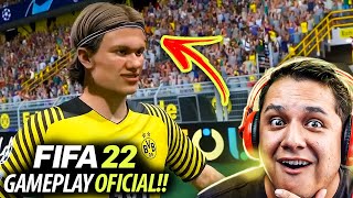 FIFA 22  PRIMEIRA GAMEPLAY OFICIAL 👀🔥 [upl. by Airehs]