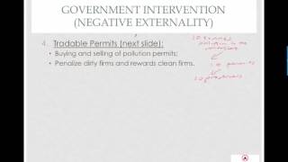 Government Intervention  Tradable Permits [upl. by Assirec]