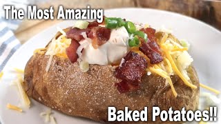 The Best Steakhouse Style Baked Potato  The Carefree Kitchen [upl. by Salis]